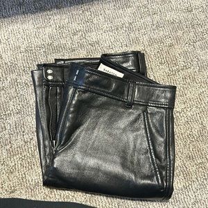 Babaton Vegan Leather Pants Size 0
